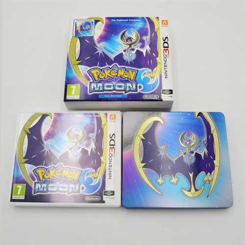 Pokemon Moon Fan Edition - Komplet i Æske - Nintendo 3DS Spil (B Grade) (Genbrug)